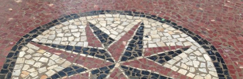 Mosaico Português na Pace Pisos e Pedras